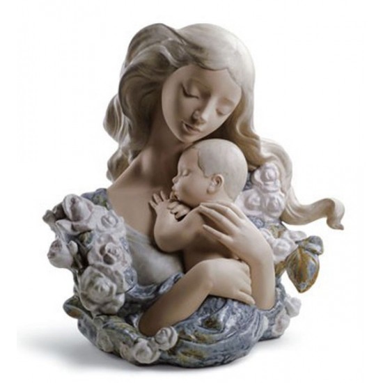 Figura de porcelana de Lladró Madre Dichosa