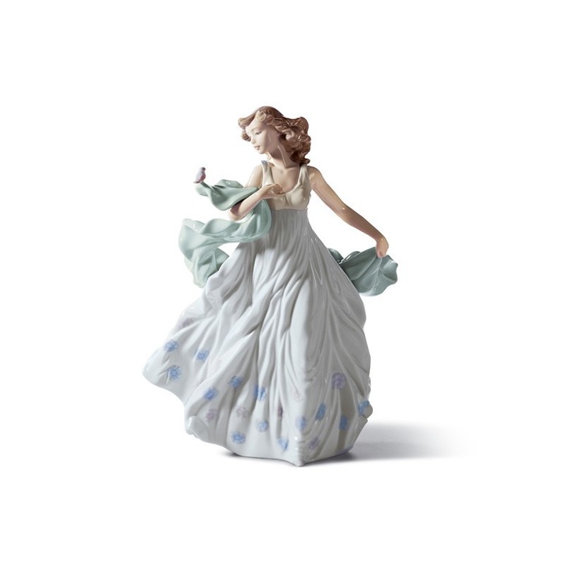 Figura de porcelana Lladró Dama del Ruiseñor