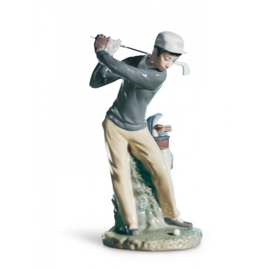 Figura de porcelana de Lladró Jugador de Golf