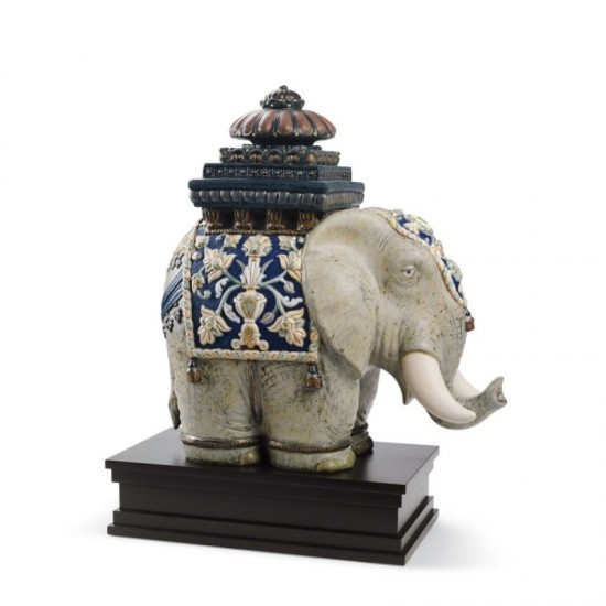 Figura de porcelana de Lladró Elefante de Siam