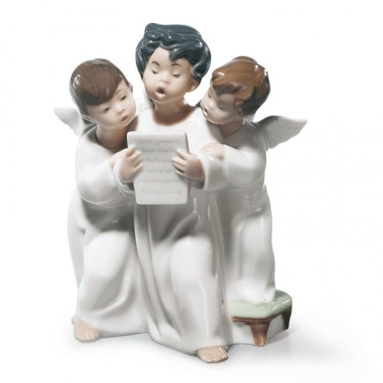 Figura de porcelana de Lladró Grupo de ángeles