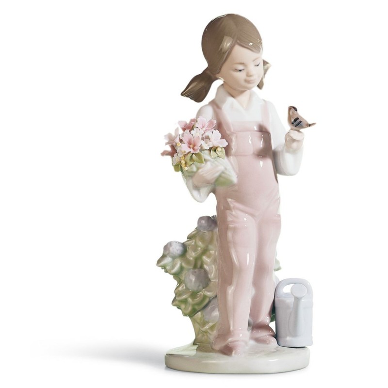Figura de porcelana de Lladró Primavera infantil