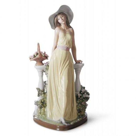 Figura de porcelana de Llaró Dama reflexiva