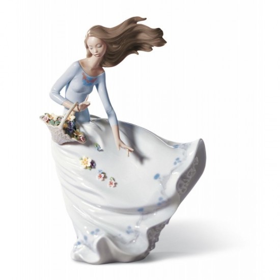 Figura de porcelana de Lladró Aromas en el viento