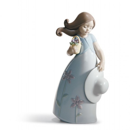 Figura de porcelana de Lladró Pequeña Violeta