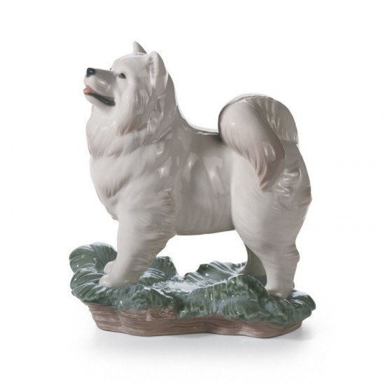 Figura de porcelana de Lladró El Perro (blanco)