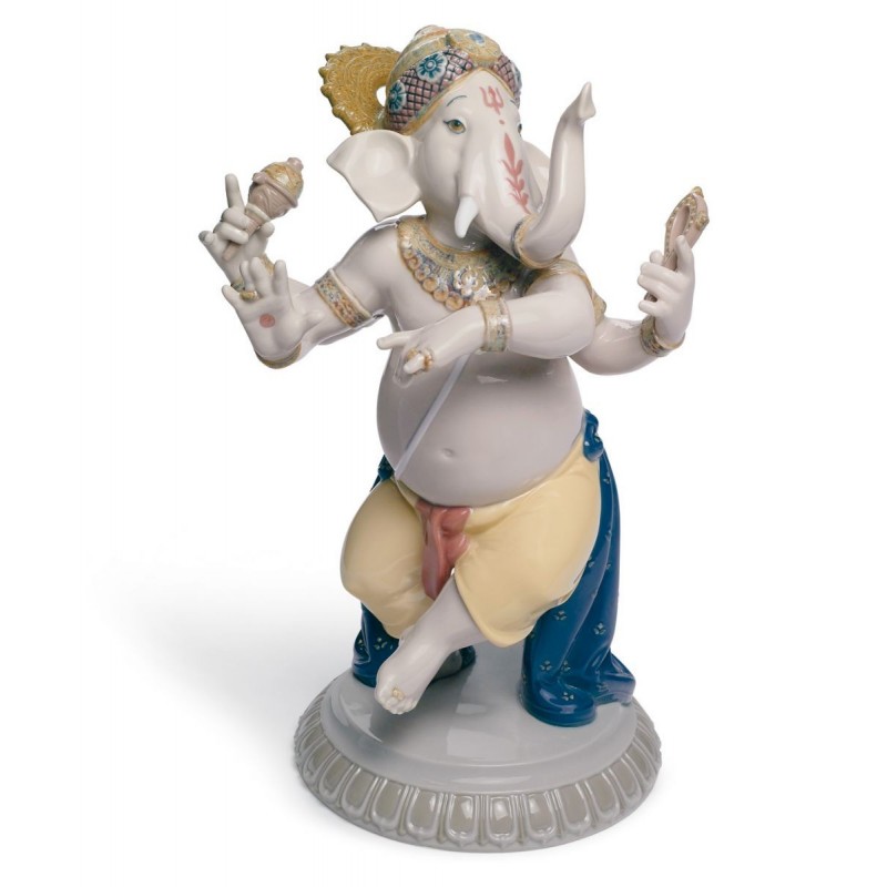 Figura de porcelana Lladró  Ganesha danzante