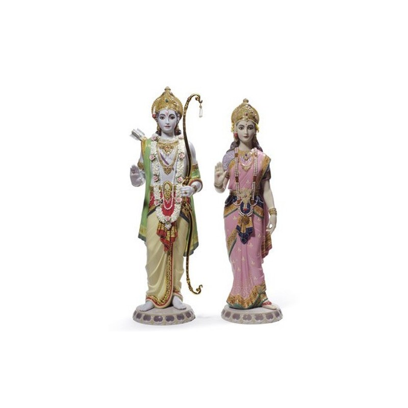 Figura de porcelana Lladró Rama y Sita