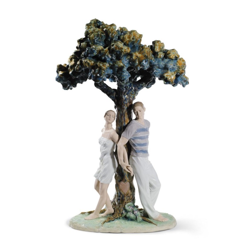 Figura de porcelana de Lladró El árbol de los enamorados