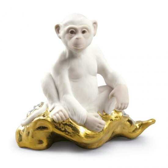 Figura de porcelana de Lladró El mono - Mini