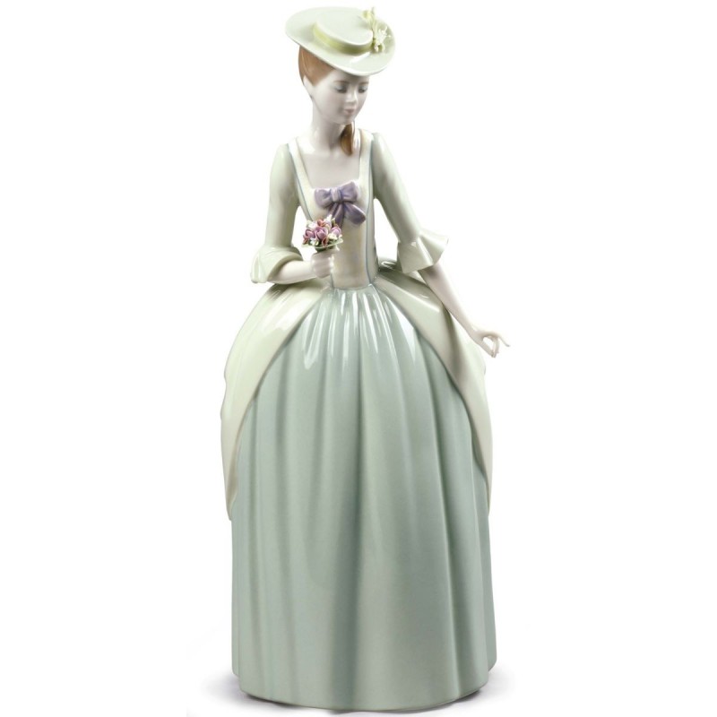 Figura de porcelana de Lladró Bouquet para una dama