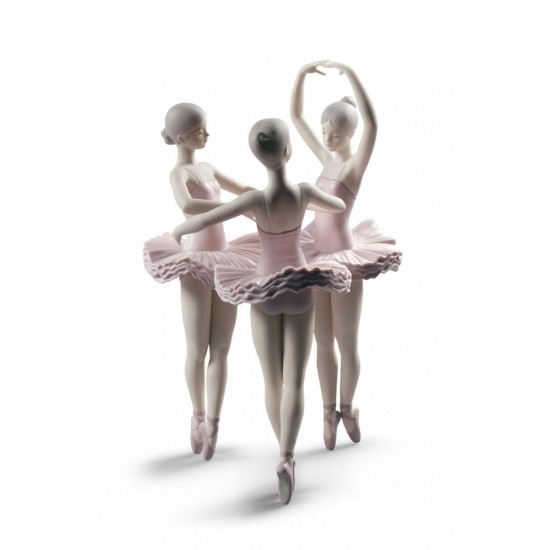 Figura de porcelana Lladró Nuestra pose de ballet