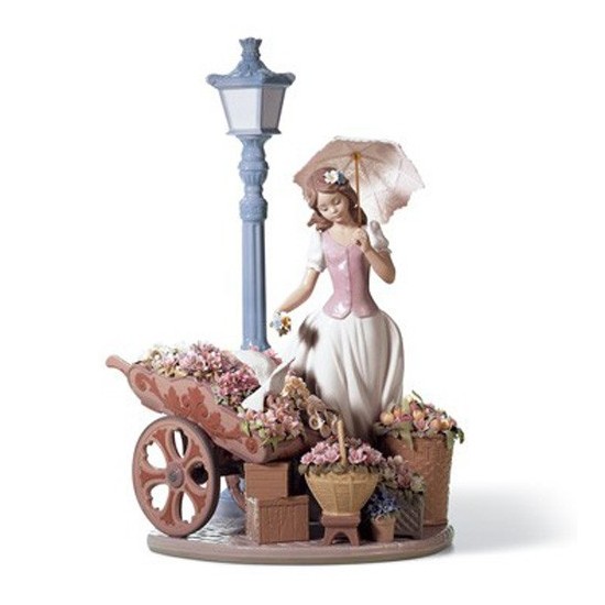 Figura de porcelana de Lladró Flores de Primavera