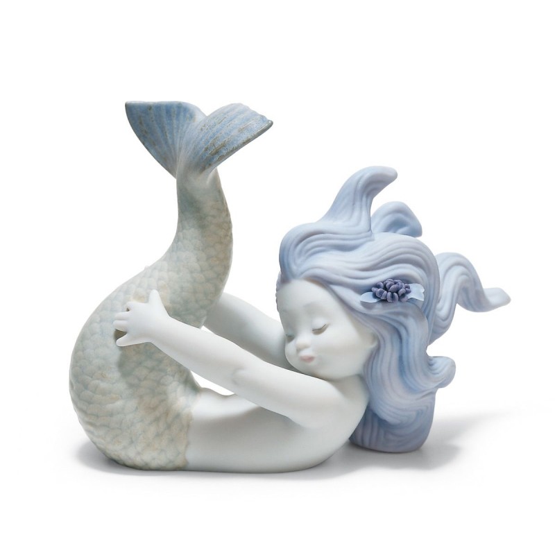 Figura de porcelana de Lladró Jugando con el Mar