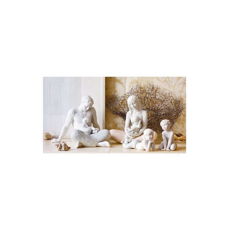 Figura de porcelana de Lladró Familia (El padre)