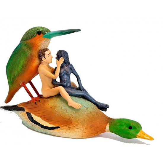 Couple in a duck