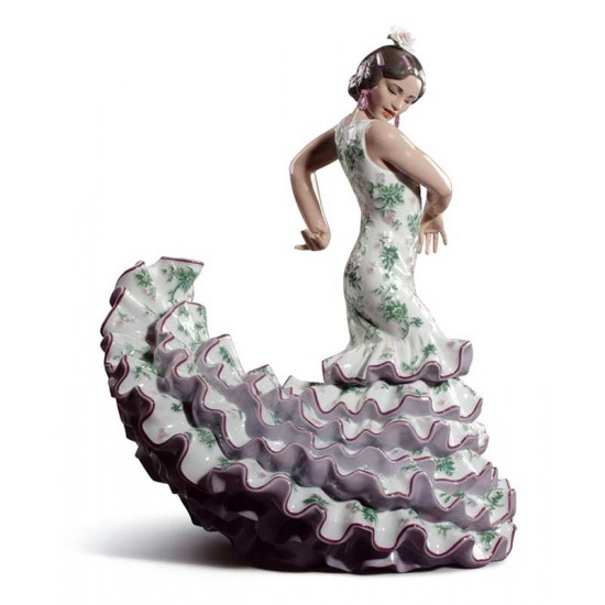 Figura de Lladró Arte Flamenco (Verde/Violeta)