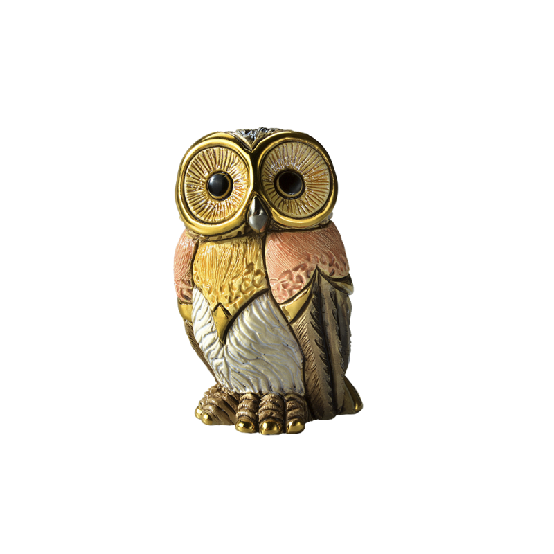 Ceramic figure of an owl