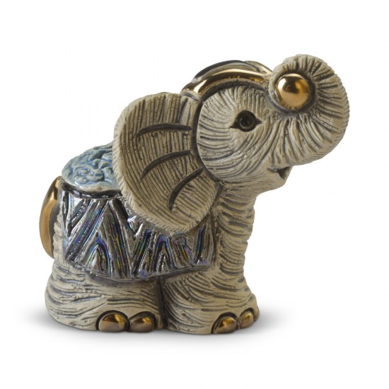 Figura de cerámica de un elefante