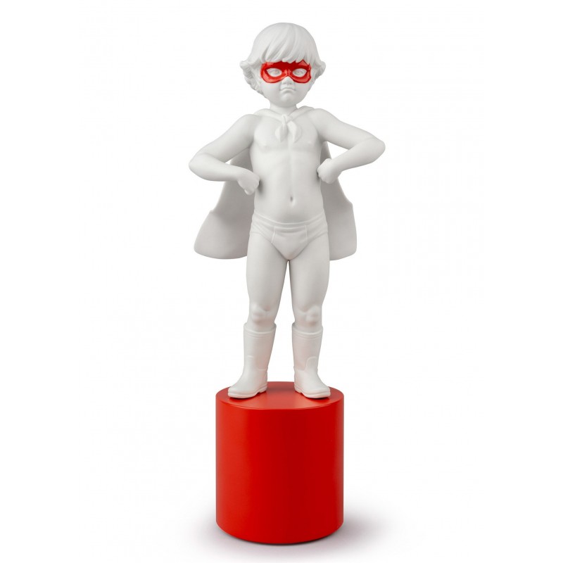 Figura de porcelana Lladró Niño héroe al rescate