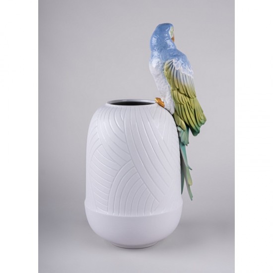 Vase en porcelaine Lladró Macaw