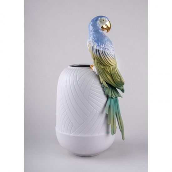 Vase en porcelaine Lladró Macaw