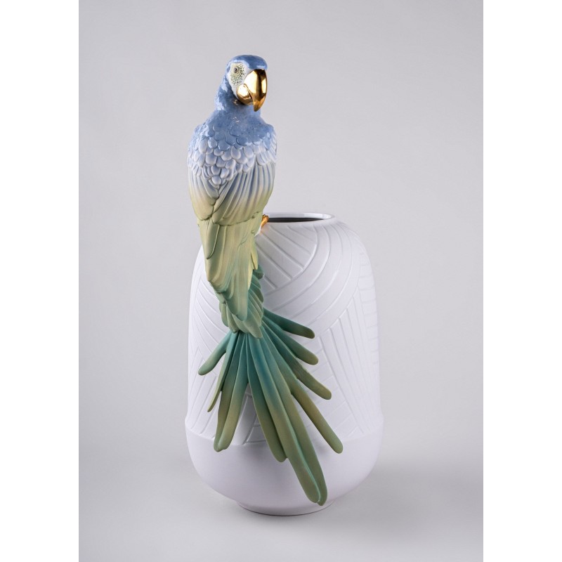Vase en porcelaine Lladró Macaw_profile