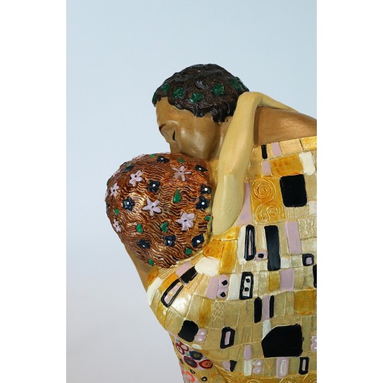 Figura de colección Beso de Gustav Klimt_detalle