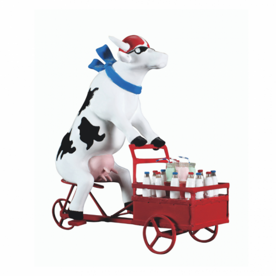 Vaca Lait Triporteur de CowParade de Paris