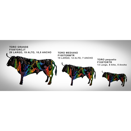 Toro Gaudi forja pequeño