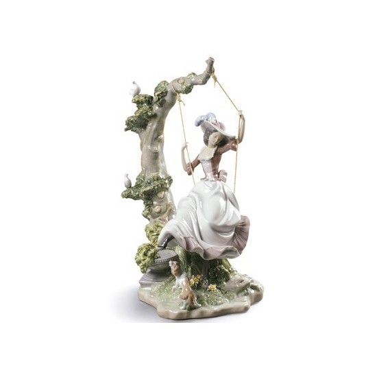 Figura de porcelana Lladró Columpiándose