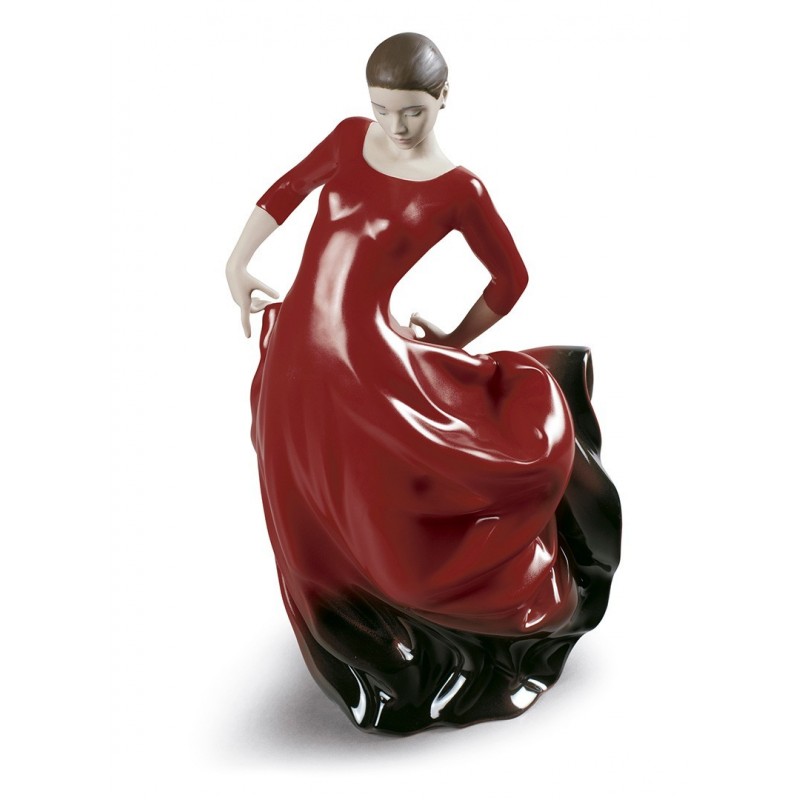 Figura de porcelana de Lladró Bulería (Rojo)