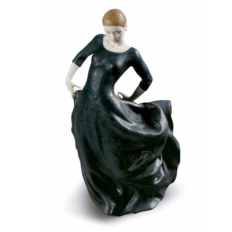Figura de porcelana de Lladró Bulería (Negro)
