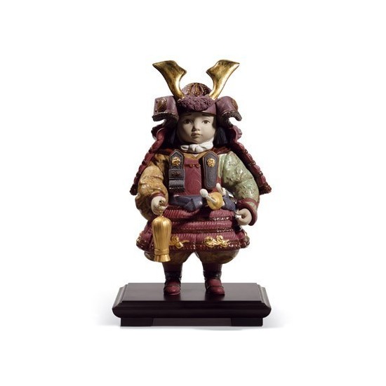Figura de porcelana Lladró Niño Samurai