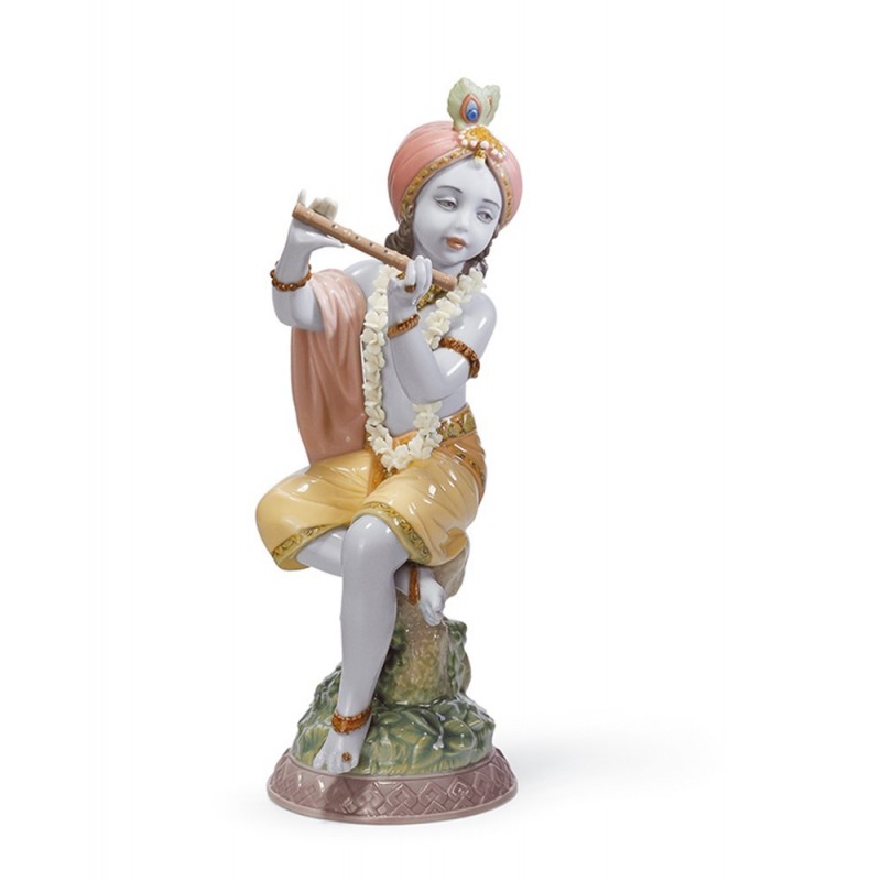Figura de porcelana Lladró Pequeño Lord Krishna