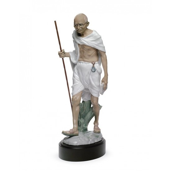 Figura de porcelana de Lladró  Mahatma Gandhi