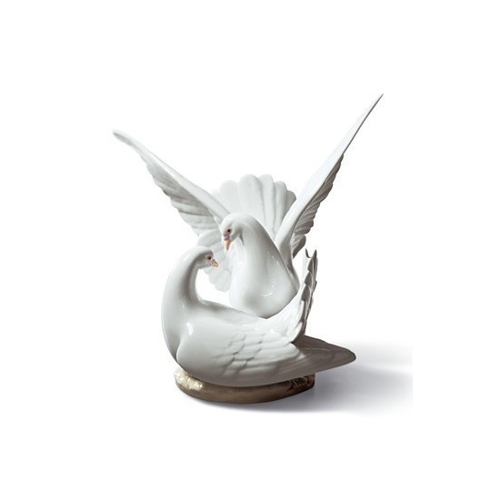 Figura de porcelana de Lladró Nido de Amor
