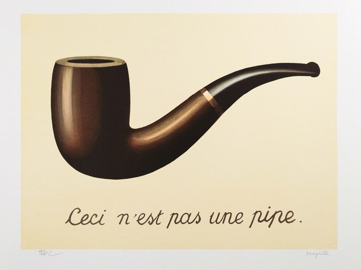 Ceci n´est pas une pipe Autor Magritte