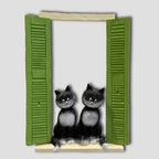 GATOS EN VENTANA #DUB 70