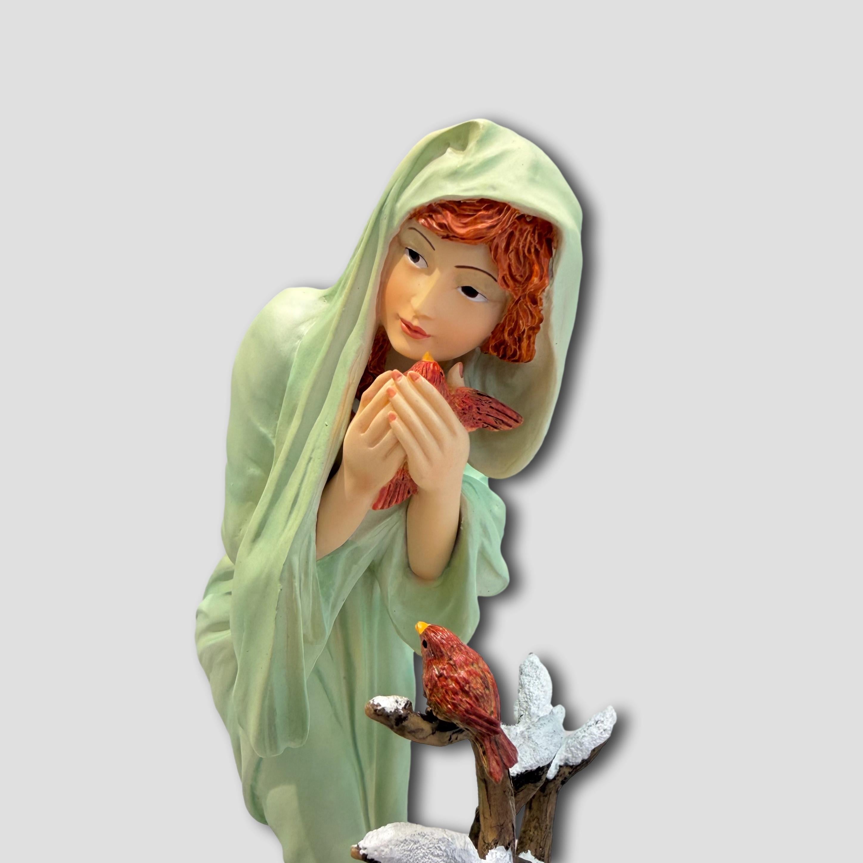 INVIERNO Artista Alphonse Mucha