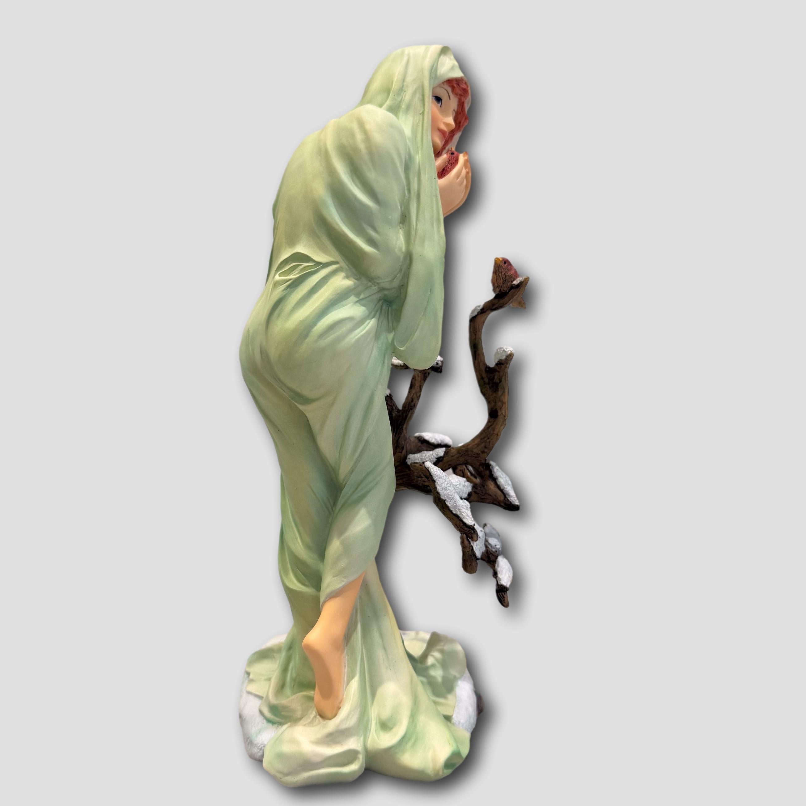 INVIERNO Artista Alphonse Mucha