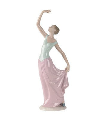 Bailarina con aplausos