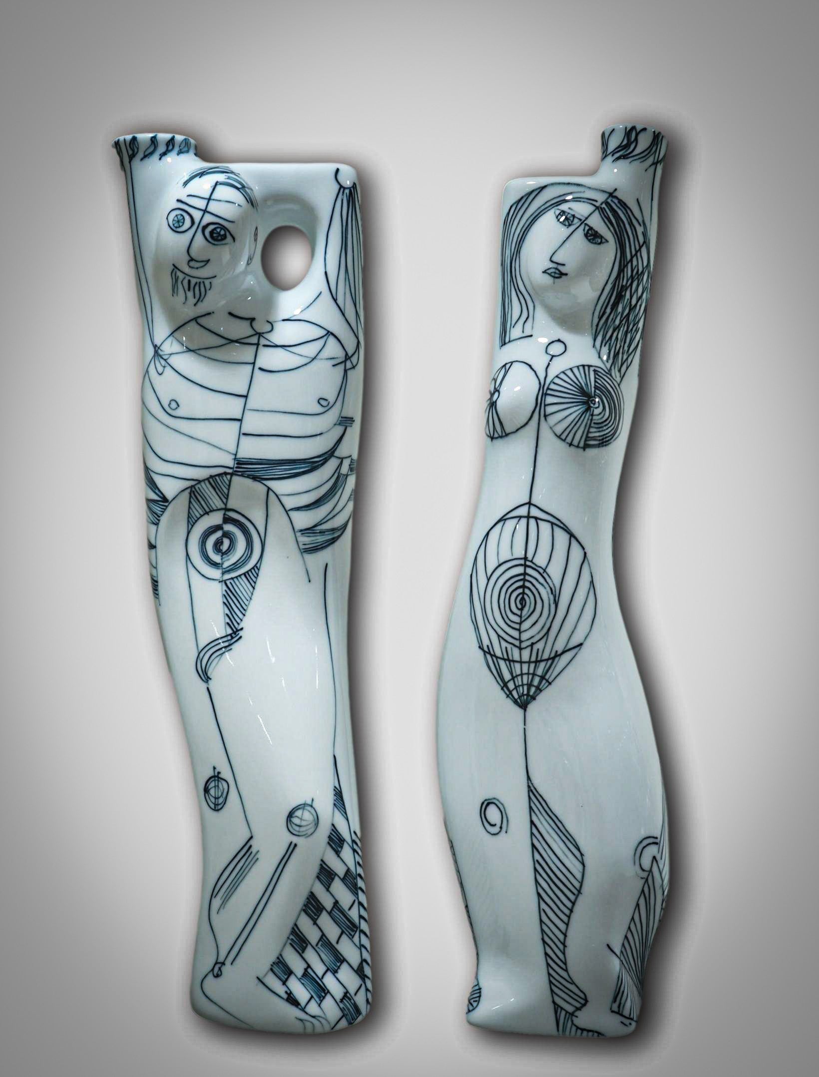 Bouteilles anthropomorphes