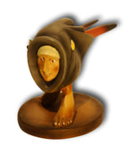 Tête avec des pieds