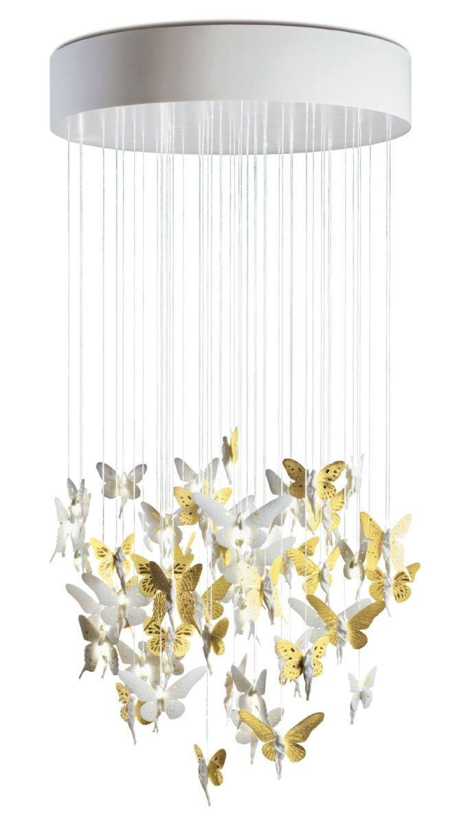 Chandelier Niagara 0.80m dorado (US)