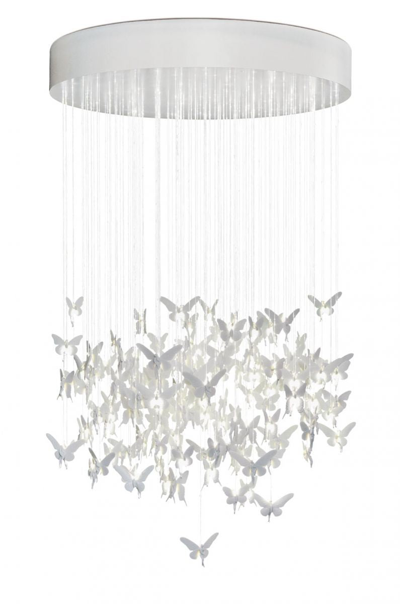 Chandelier Niagara 1,35m-blanco (CE/UK)