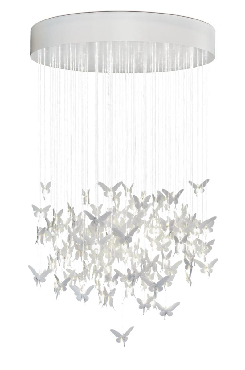 Chandelier Niagara 1,35m-blanco (US)