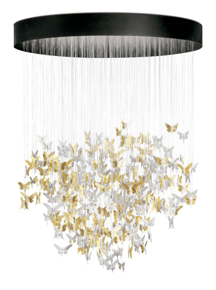 Chandelier Niagara 2m dorado (CE/UK)