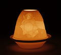 Litofan�a �ngel con estrella con plato