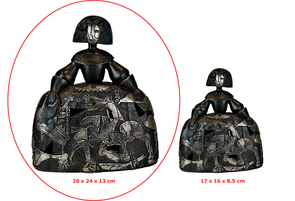 Große Menina Nickel-Finish